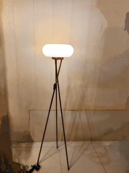 Helena Dual-Globe Alabaster Floor Lamp